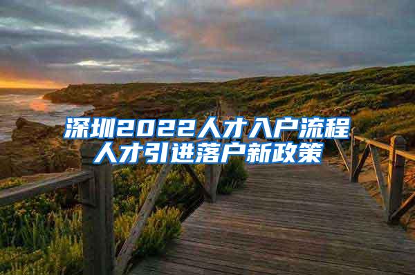 深圳2022人才入戶流程人才引進(jìn)落戶新政策