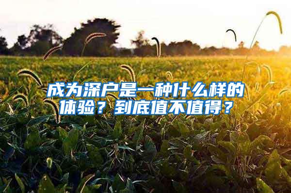 成為深戶是一種什么樣的體驗？到底值不值得？