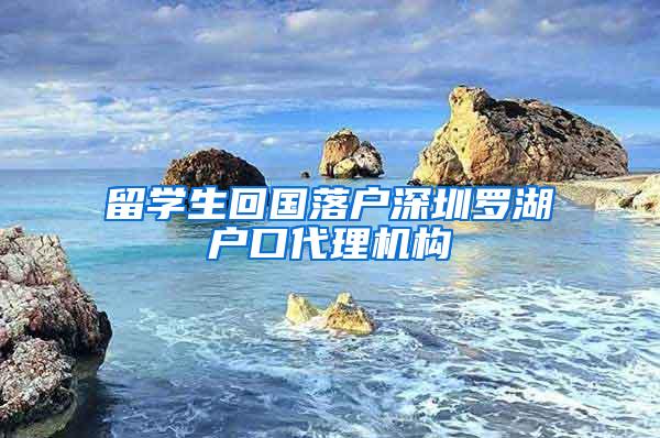 留學(xué)生回國落戶深圳羅湖戶口代理機構(gòu)