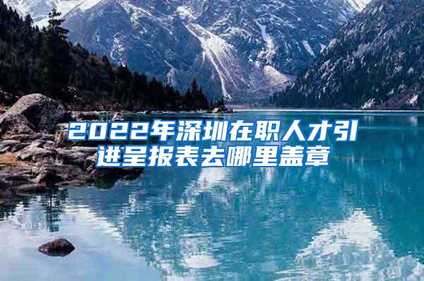 2022年深圳在職人才引進(jìn)呈報(bào)表去哪里蓋章