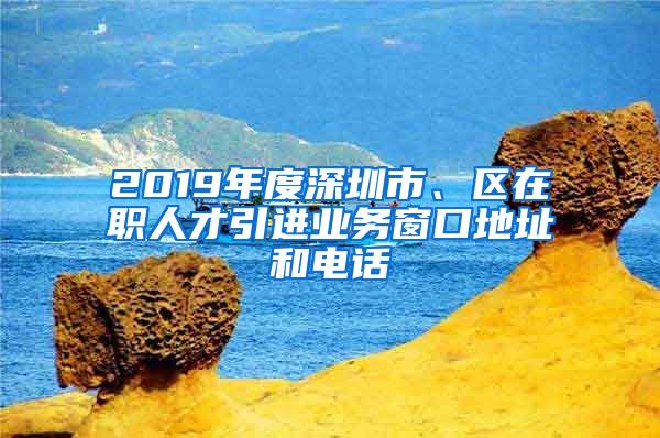 2019年度深圳市、區(qū)在職人才引進(jìn)業(yè)務(wù)窗口地址和電話