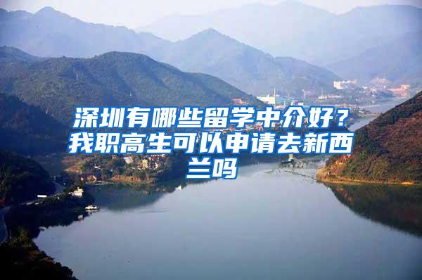 深圳有哪些留學中介好？我職高生可以申請去新西蘭嗎