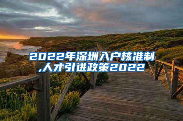 2022年深圳入戶核準(zhǔn)制,人才引進(jìn)政策2022