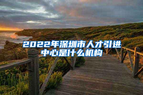 2022年深圳市人才引進(jìn)中心是什么機(jī)構(gòu)