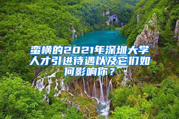 蠻橫的2021年深圳大學(xué)人才引進(jìn)待遇以及它們?nèi)绾斡绊懩悖?/></p>
			 <p style=