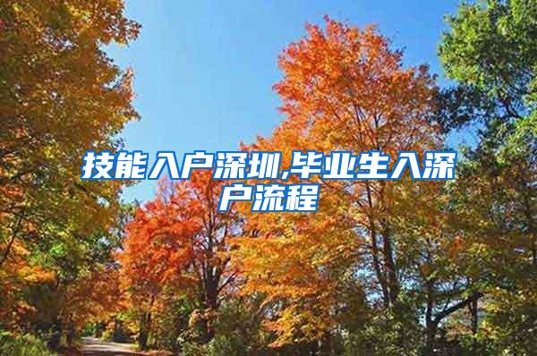 技能入戶深圳,畢業(yè)生入深戶流程