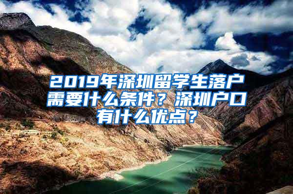 2019年深圳留學(xué)生落戶(hù)需要什么條件？深圳戶(hù)口有什么優(yōu)點(diǎn)？