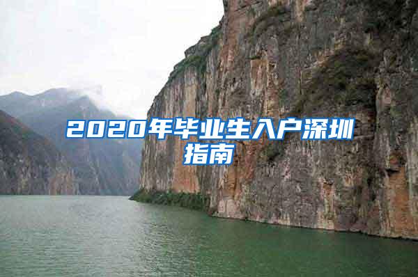 2020年畢業(yè)生入戶深圳指南