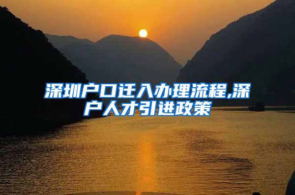 深圳戶口遷入辦理流程,深戶人才引進(jìn)政策