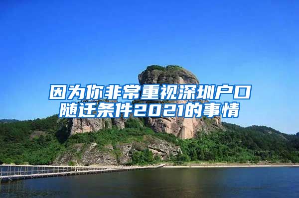 因?yàn)槟惴浅Ｖ匾暽钲趹?hù)口隨遷條件2021的事情