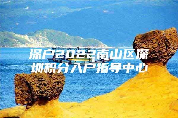 深戶(hù)2022南山區(qū)深圳積分入戶(hù)指導(dǎo)中心