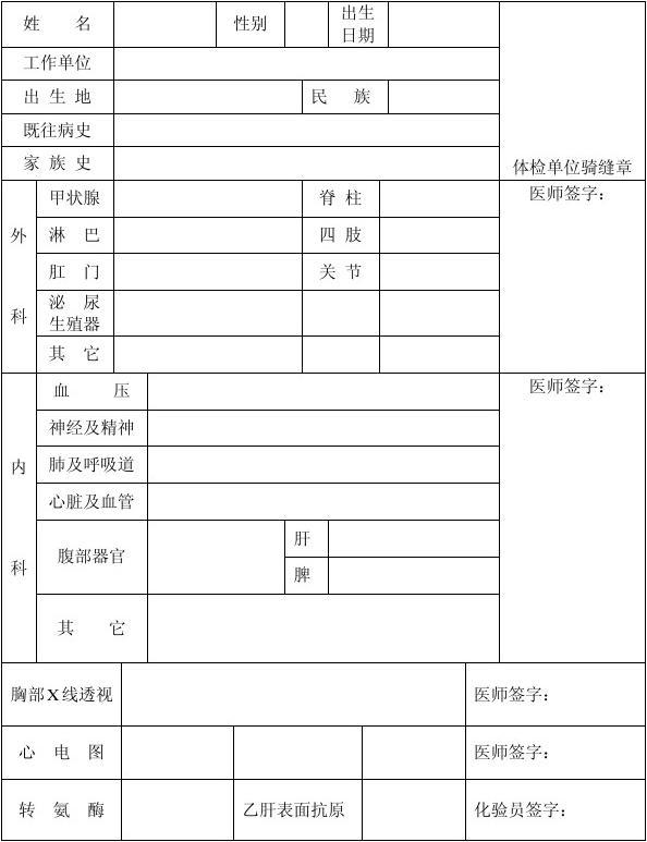 2022年深圳市積分入戶檢查身體