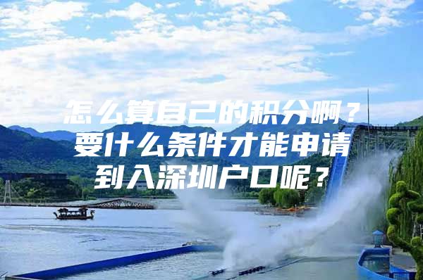 怎么算自己的積分??？要什么條件才能申請(qǐng)到入深圳戶口呢？